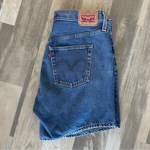Levi's 501 Mid Thigh Denim Jean Short Size 32